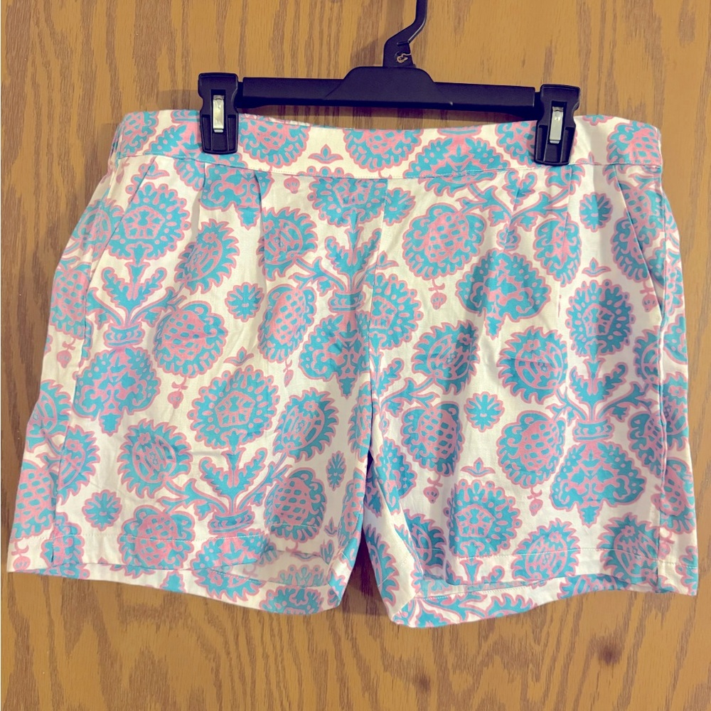 Malabar Bar Lounge Wear Shorts. Size Large Vibrant Women's Patterned Shorts.
